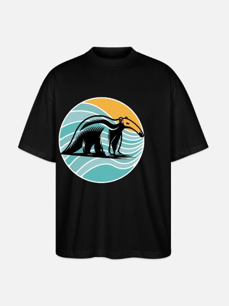 Fourmilier - T-shirt bio Blaster 2.0 coupe oversize Stanley/Stella Unisexe - noir