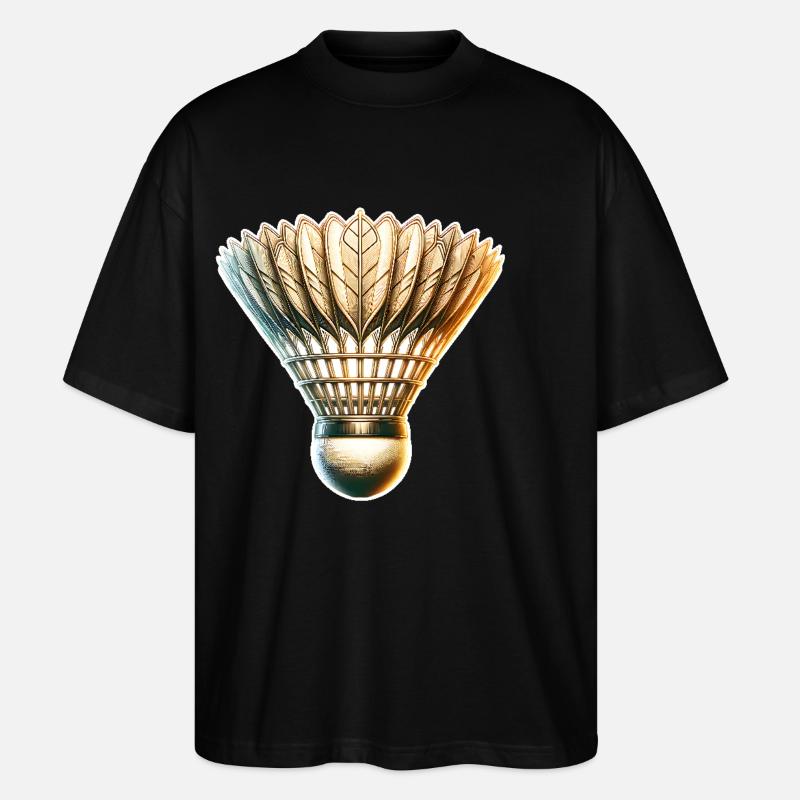 Badminton - Stanley/Stella Oversized Unisex Bio T-Shirt Blaster 2.0 - Schwarz