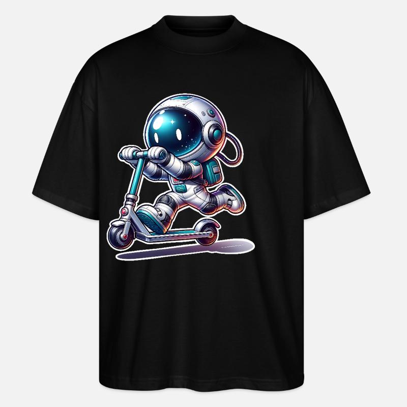 E-Scooter E-Roller Astronaut Scooter - T-shirt bio Blaster 2.0 coupe oversize Stanley/Stella Unisexe - noir