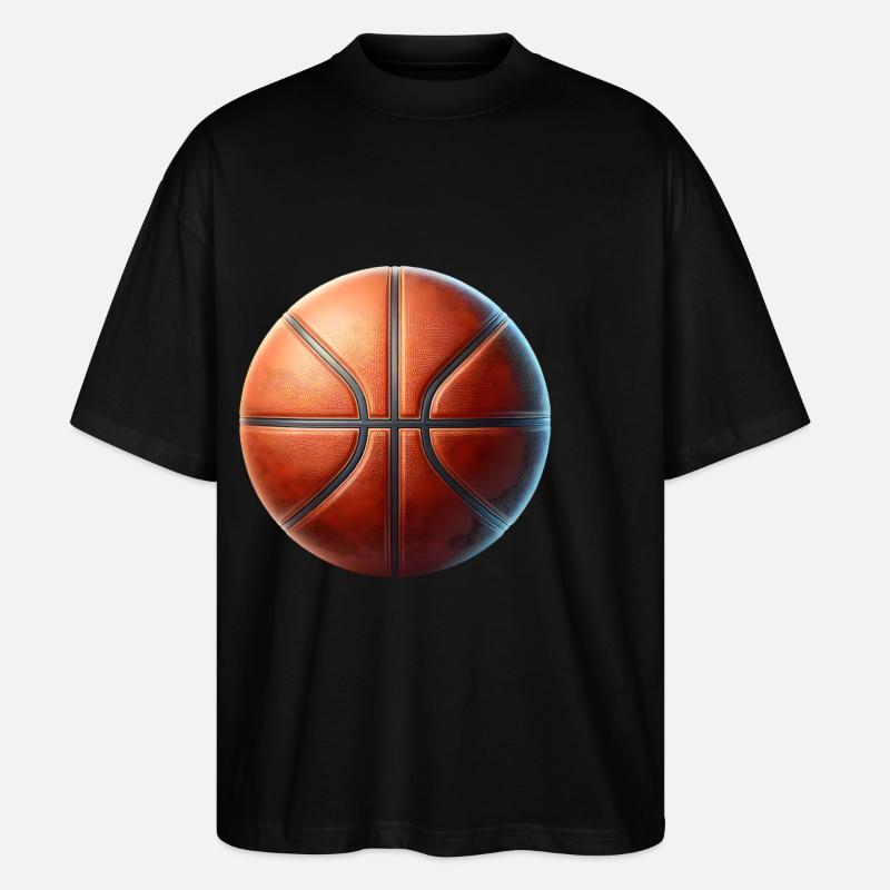Basket-ball Joueurs de basket-ball - T-shirt bio Blaster 2.0 coupe oversize Stanley/Stella Unisexe - noir