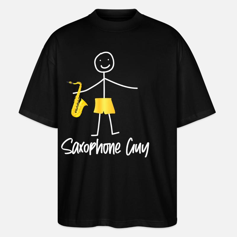 Saxophone Saxophone Guy - T-shirt bio Blaster 2.0 coupe oversize Stanley/Stella Unisexe - noir