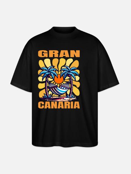 Gran Canaria - Stanley/Stella Oversized Unisex Organic T-shirt Blaster 2.0 - black