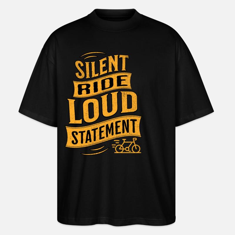 E-Bike E-Biker - Stanley/Stella Oversized Unisex Bio T-Shirt Blaster 2.0 - Schwarz