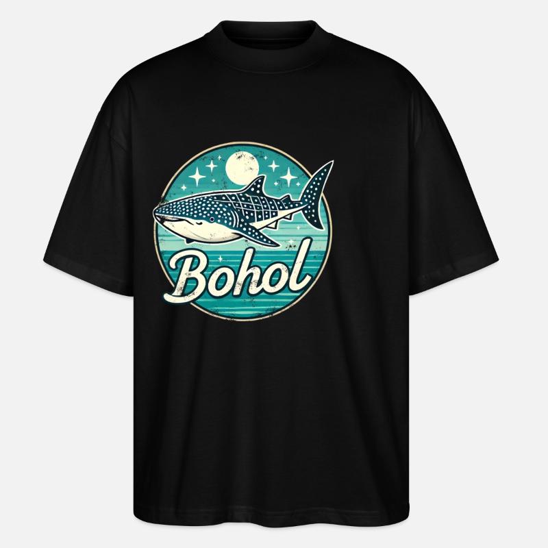 Bohol Philippinen - Stanley/Stella Oversized Unisex Bio T-Shirt Blaster 2.0 - Schwarz