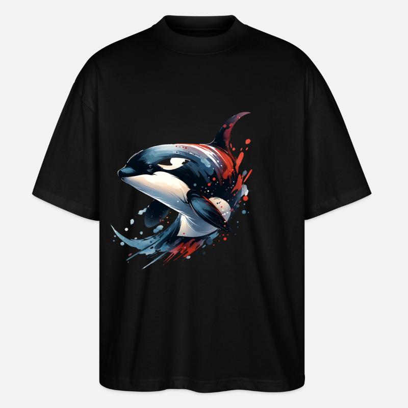 Spækhugger Spækhugger - Stanley/Stella Oversize Unisex Øko T-shirt Blaster 2.0 - sort