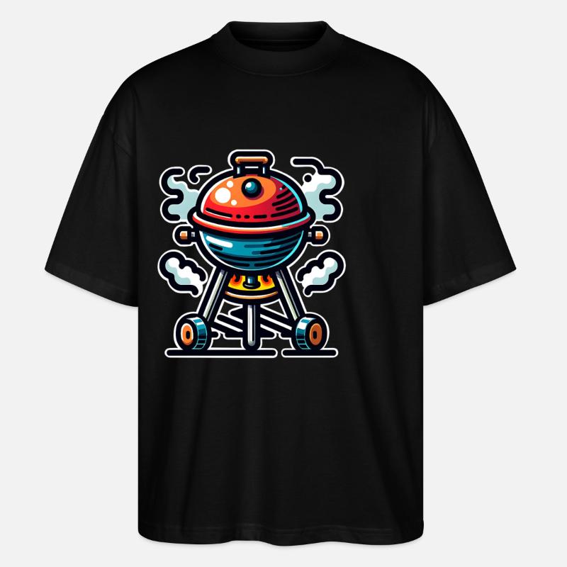 Grill - Stanley/Stella Oversized Unisex Bio T-Shirt Blaster 2.0 - Schwarz
