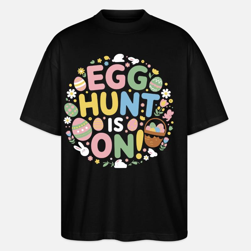Easter - Stanley/Stella Oversized Unisex Organic T-shirt Blaster 2.0 - black