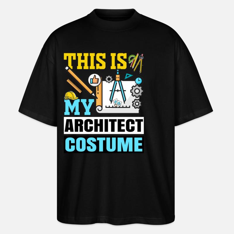 Architecte - T-shirt bio Blaster 2.0 coupe oversize Stanley/Stella Unisexe - noir