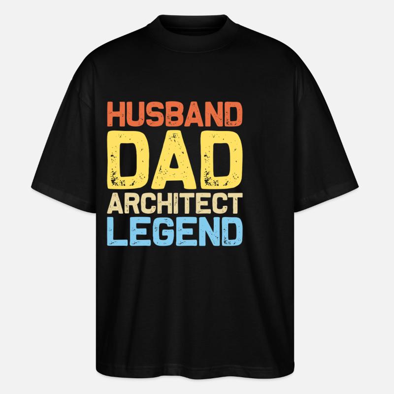 Architecte - T-shirt bio Blaster 2.0 coupe oversize Stanley/Stella Unisexe - noir