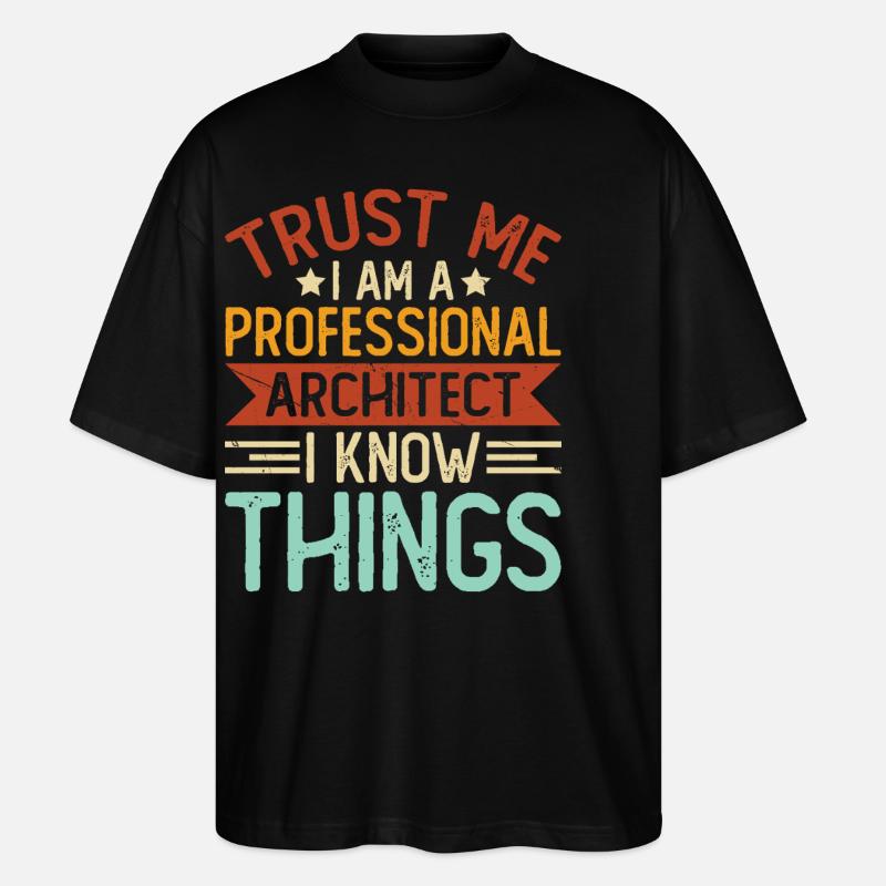 Architecte - T-shirt bio Blaster 2.0 coupe oversize Stanley/Stella Unisexe - noir