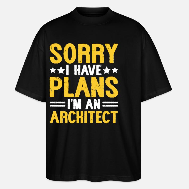 Architekt - Stanley/Stella Oversized Unisex Bio T-Shirt Blaster 2.0 - Schwarz