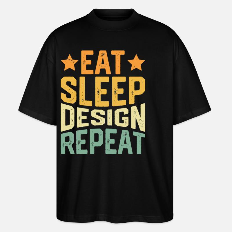 Architecte - T-shirt bio Blaster 2.0 coupe oversize Stanley/Stella Unisexe - noir