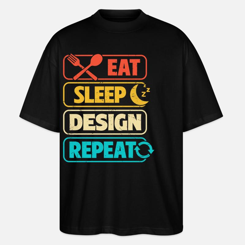 Architecte - T-shirt bio Blaster 2.0 coupe oversize Stanley/Stella Unisexe - noir