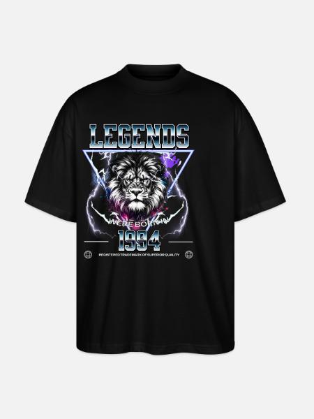 1994 Birthday Legend Leo - Stanley/Stella Oversized Unisex Organic T-shirt Blaster 2.0 - black