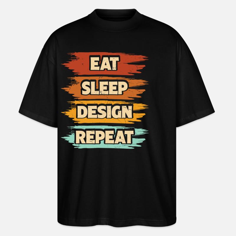 Architecte - T-shirt bio Blaster 2.0 coupe oversize Stanley/Stella Unisexe - noir