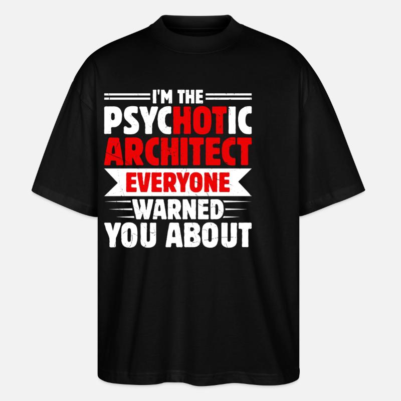 architecte - T-shirt bio Blaster 2.0 coupe oversize Stanley/Stella Unisexe - noir