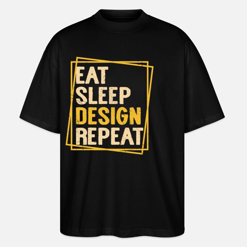 Architecte - T-shirt bio Blaster 2.0 coupe oversize Stanley/Stella Unisexe - noir