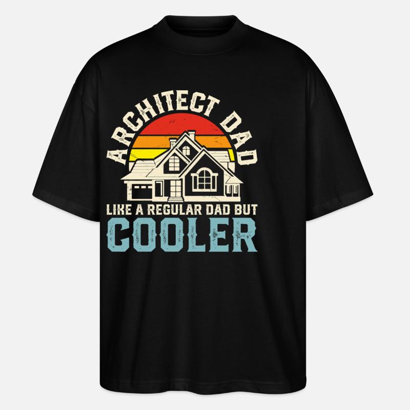 Architekt - Stanley/Stella Oversized Unisex Bio T-Shirt Blaster 2.0 - Schwarz
