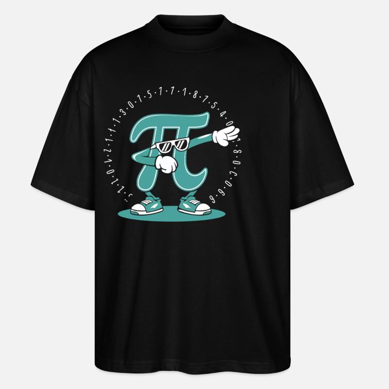 Pi Math - Stanley/Stella Oversized Unisex Organic T-shirt Blaster 2.0 - black