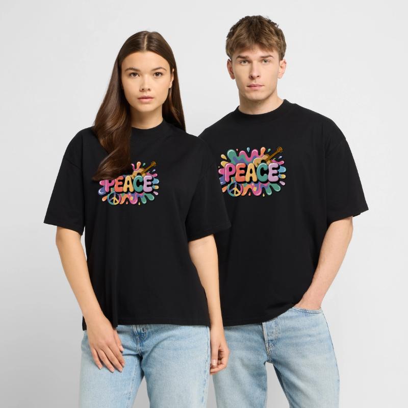 PEACE – Psychédélique T-shirt bio Blaster 2.0 coupe oversize Stanley/Stella Unisexe