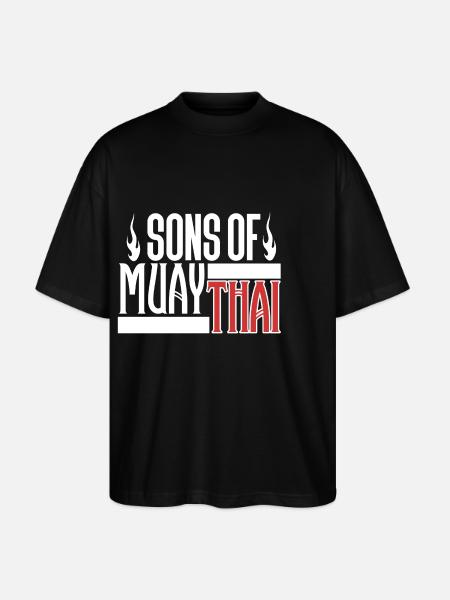 Muay Thai - Stanley/Stella Oversized Unisex Organic T-shirt Blaster 2.0 - black