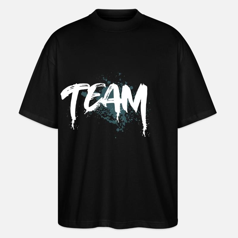 Team - Stanley/Stella Oversized Unisex Bio T-Shirt Blaster 2.0 - Schwarz