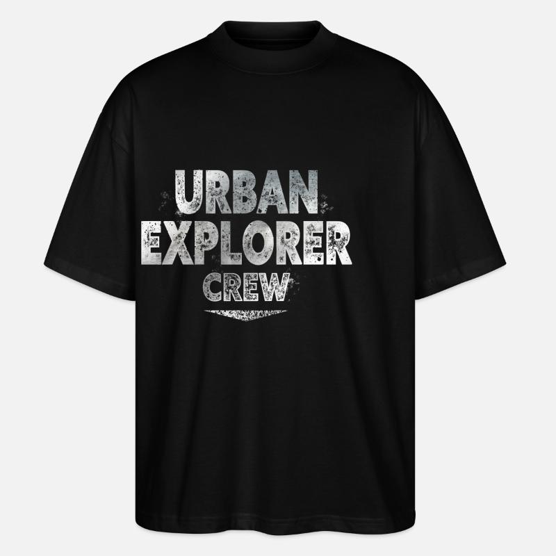 Urban Explorer - Stanley/Stella Oversized Unisex Bio T-Shirt Blaster 2.0 - Schwarz