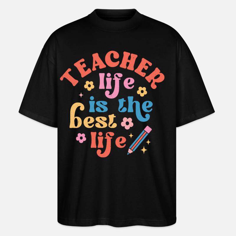 Lehrer - Stanley/Stella Oversized Unisex Bio T-Shirt Blaster 2.0 - Schwarz