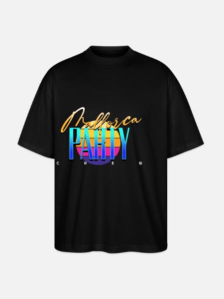 Mallorca Party Crew - Stanley/Stella Oversized Unisex Organic T-shirt Blaster 2.0 - black