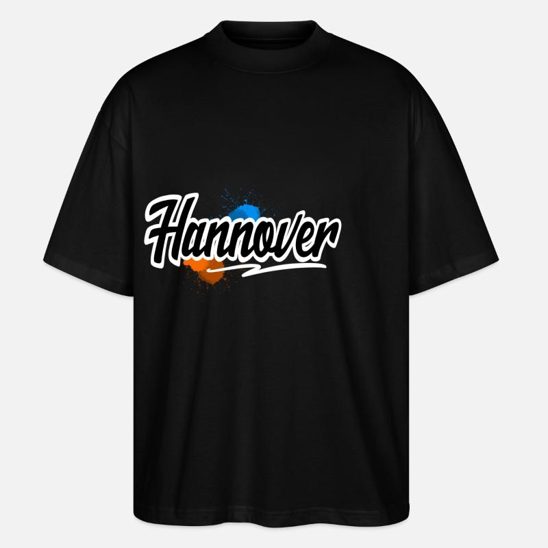 Hannover - Stanley/Stella Oversized Unisex Bio T-Shirt Blaster 2.0 - Schwarz