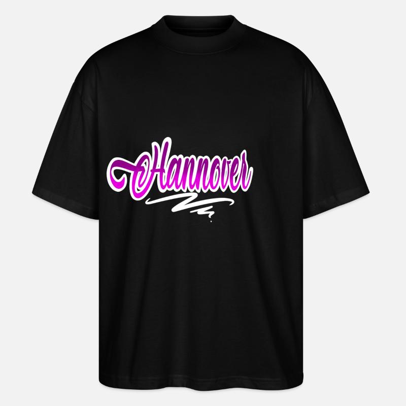 Hannover - Stanley/Stella Oversized Unisex Bio T-Shirt Blaster 2.0 - Schwarz