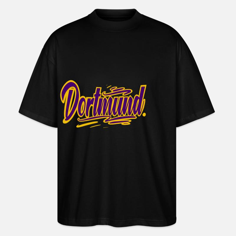 Dortmund - Stanley/Stella Oversized Unisex Bio T-Shirt Blaster 2.0 - Schwarz