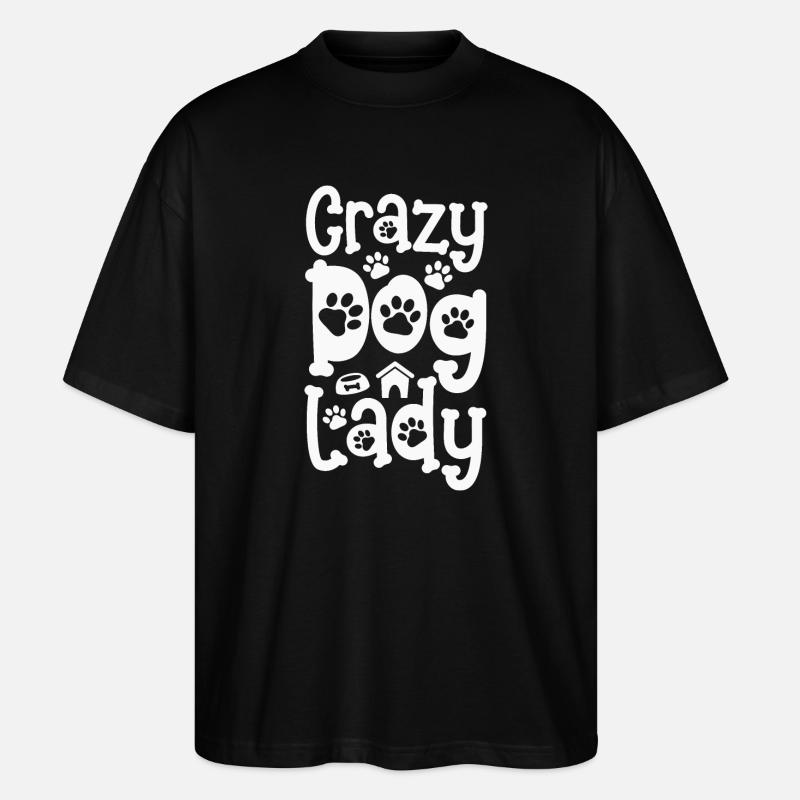 Chiens chiens - T-shirt bio Blaster 2.0 coupe oversize Stanley/Stella Unisexe - noir