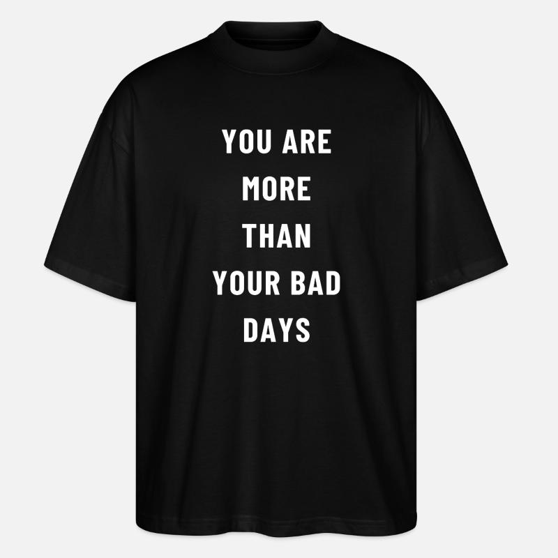 Plus que des mauvais jours - T-shirt bio Blaster 2.0 coupe oversize Stanley/Stella Unisexe - noir