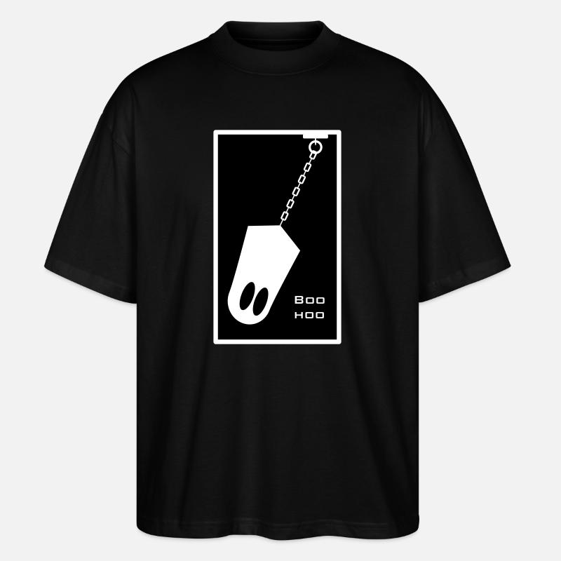 Geist in der Kette - Stanley/Stella Oversized Unisex Bio T-Shirt Blaster 2.0 - Schwarz