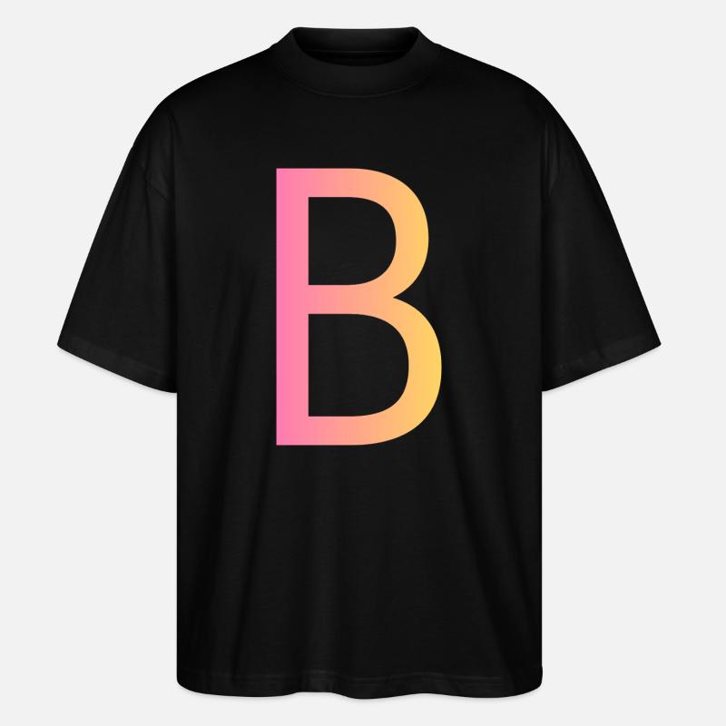 b - T-shirt bio Blaster 2.0 coupe oversize Stanley/Stella Unisexe - noir