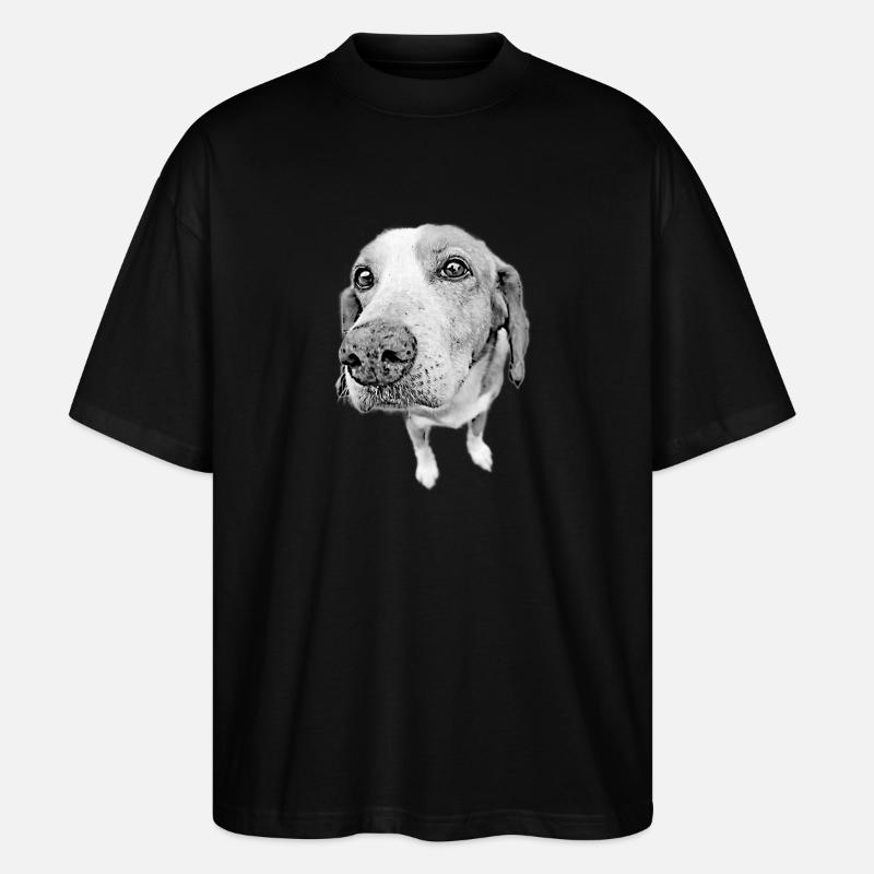 Nez de chien - T-shirt bio Blaster 2.0 coupe oversize Stanley/Stella Unisexe - noir