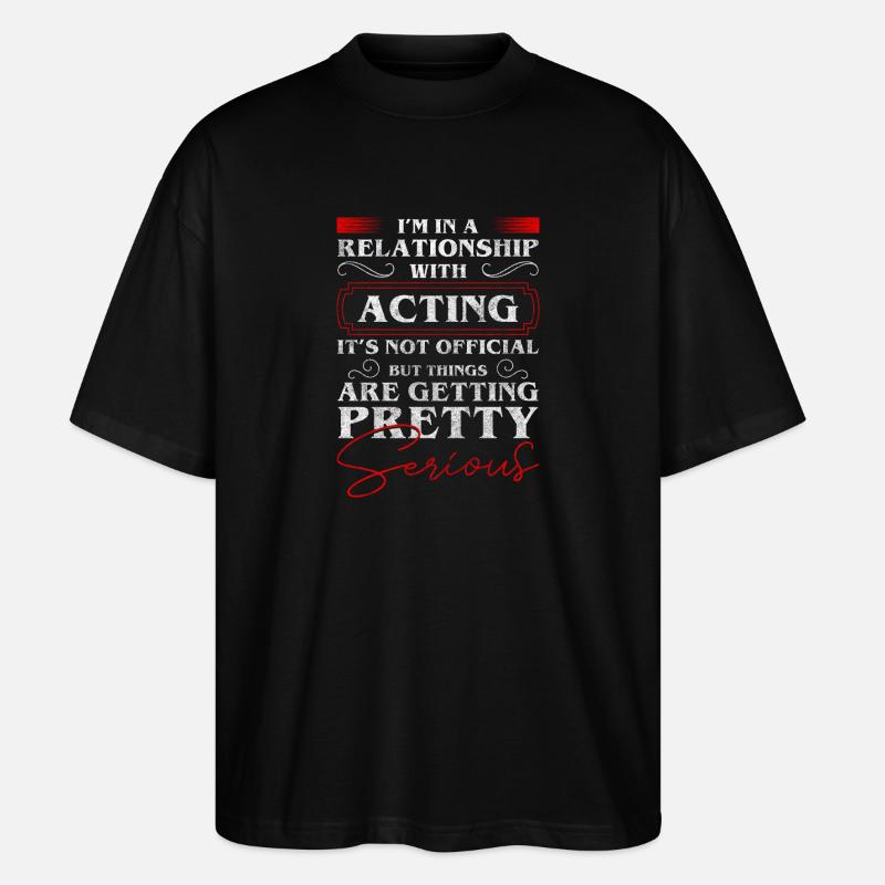Actor Epic Musical - Stanley/Stella Oversized Unisex Organic T-shirt Blaster 2.0 - black