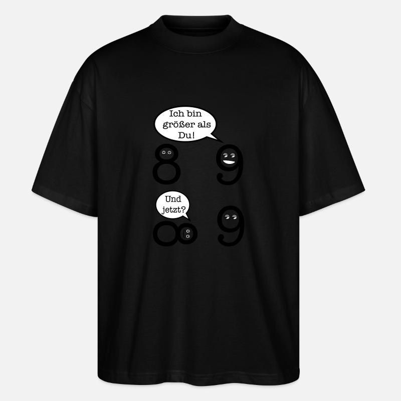 Mathematik Witz - Stanley/Stella Oversized Unisex Bio T-Shirt Blaster 2.0 - Schwarz