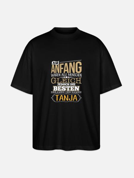 TANJA - Die Besten - Stanley/Stella Oversized Unisex Bio T-Shirt Blaster 2.0 - Schwarz