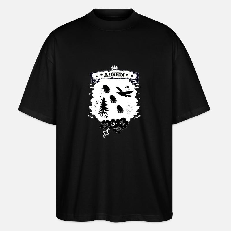 Aigen im Ennstal - T-shirt bio Blaster 2.0 coupe oversize Stanley/Stella Unisexe - noir