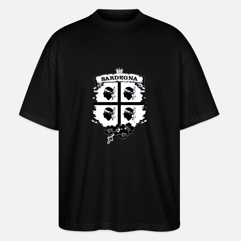 Sardaigne - T-shirt bio Blaster 2.0 coupe oversize Stanley/Stella Unisexe - noir