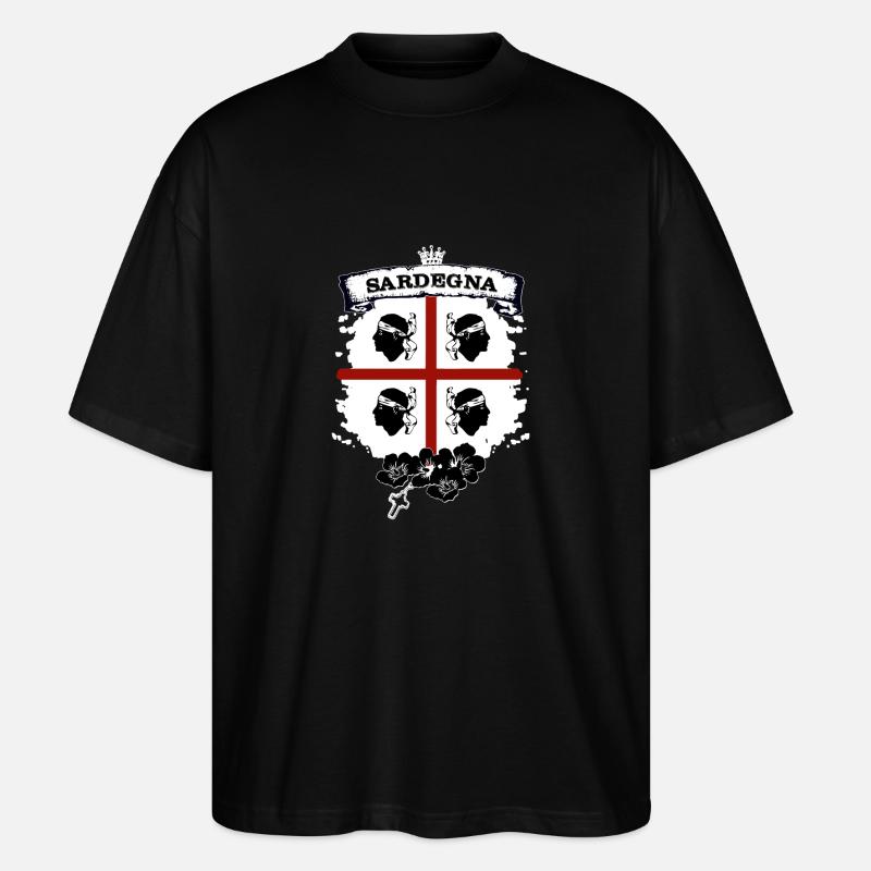 Sardaigne - T-shirt bio Blaster 2.0 coupe oversize Stanley/Stella Unisexe - noir