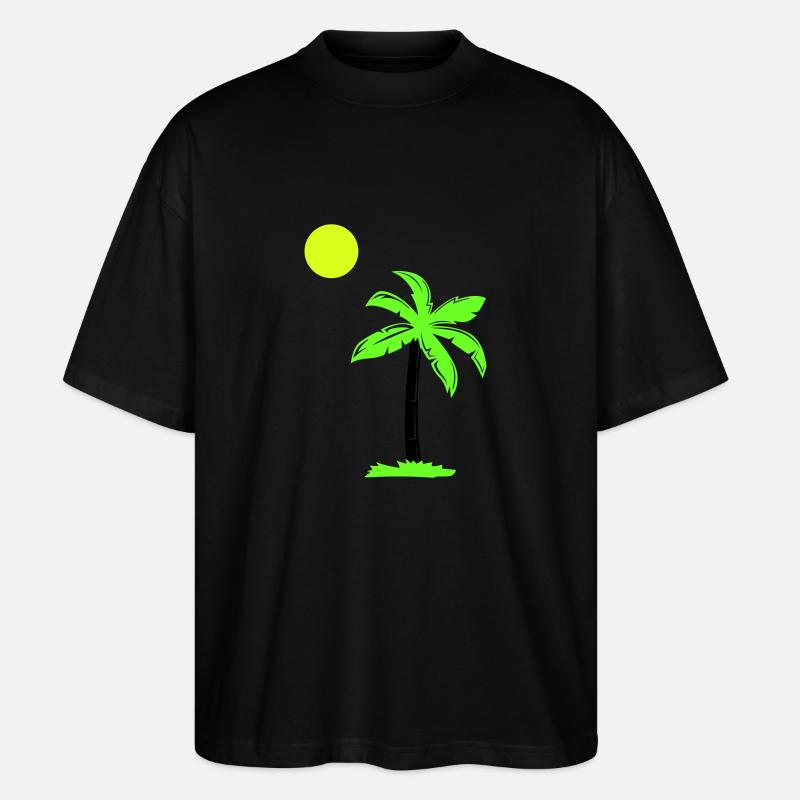 palme - Stanley/Stella Oversized Unisex Bio T-Shirt Blaster 2.0 - Schwarz