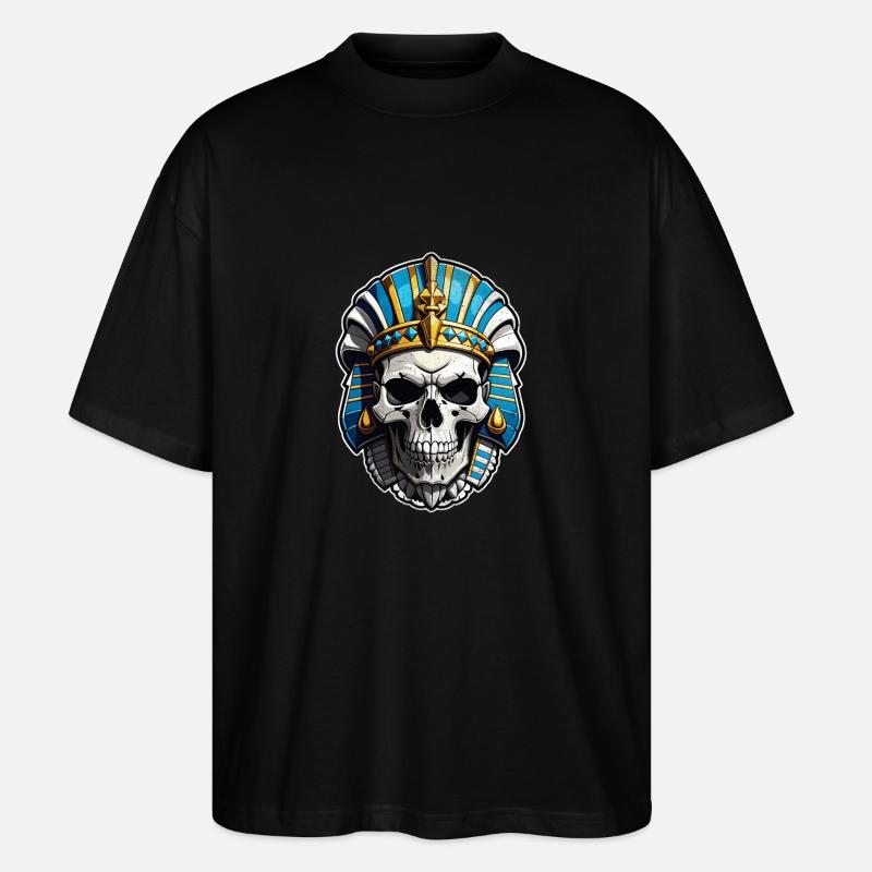 pharaon- momie - egypte - T-shirt bio Blaster 2.0 coupe oversize Stanley/Stella Unisexe - noir