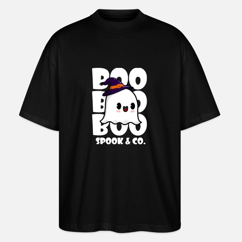 BOO SPOOK & CO. - Stanley/Stella Oversized Unisex Bio T-Shirt Blaster 2.0 - Schwarz