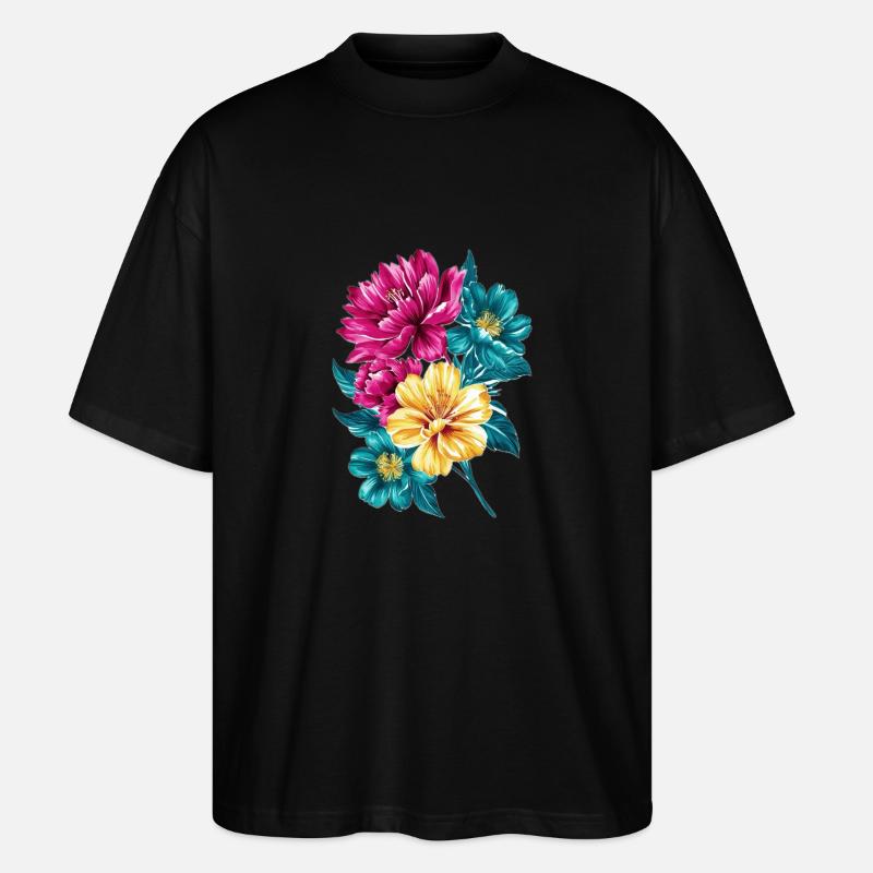Bouquet - T-shirt bio Blaster 2.0 coupe oversize Stanley/Stella Unisexe - noir