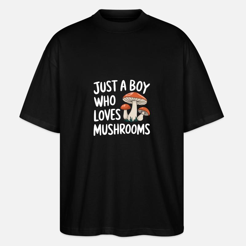 Champignons Champignons Champignon Champignon - T-shirt bio Blaster 2.0 coupe oversize Stanley/Stella Unisexe - noir