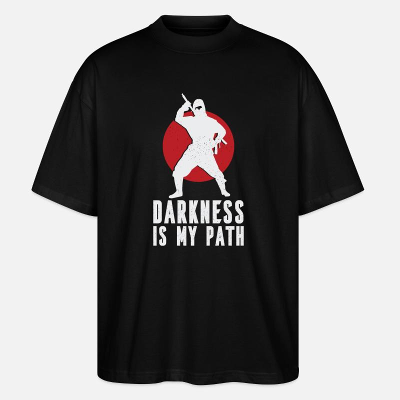 Darkness is my path - Stanley/Stella Oversized Unisex Organic T-shirt Blaster 2.0 - black
