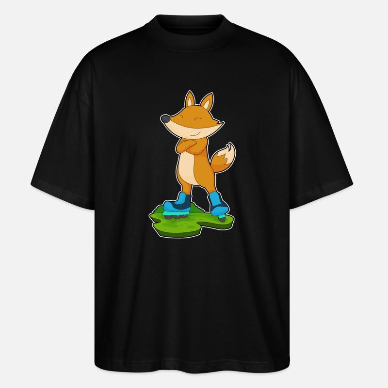 Fuchs Inline skating Inline skates - Stanley/Stella Oversized Unisex Bio T-Shirt Blaster 2.0 - Schwarz